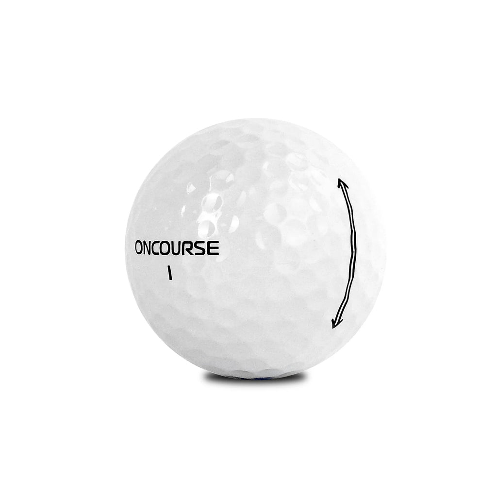 OnCourse White Golf Ball 12-pack